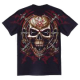 T-shirt with a skull