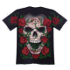 T-shirt with a skull