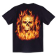 T-shirt SKULL on FIRE (Glow In The Dark)