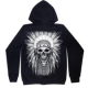 Hoody with a skull