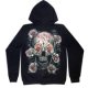 Hoody with a skull