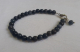 Author's Jewelry Handmade Bracelets made of Black Fluorite Beads.Qvenskaya