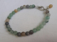 Author's Jewelry Handmade Bracelets made of Green Fluorite Beads.Qvenskaya
