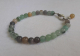 Author's Jewelry Handmade Bracelets made of Green Fluorite Beads.Qvenskaya