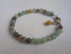 Author's Jewelry Handmade Bracelets made of Green Fluorite Beads.Qvenskaya
