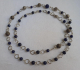 Author's Jewelry Set Chain and Bracelet lapis lazuli beads Qvenskaya