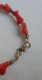 Author's Jewelry Handmade Set Bracelets Red Coral
