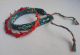 Author's Jewelry Handmade Set Bracelets Red Coral