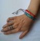 Author's Jewelry Handmade Set Bracelets Red Coral