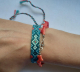 Author's Jewelry Handmade Set Bracelets Red Coral