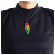 Wooden pendant Surfboard