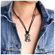 Steel pendant with onyx KOOL KATANA